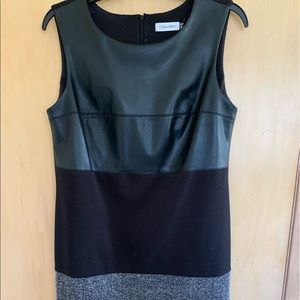 Gorgeous black multi fabric dress!